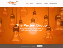 Tablet Screenshot of pexion.com